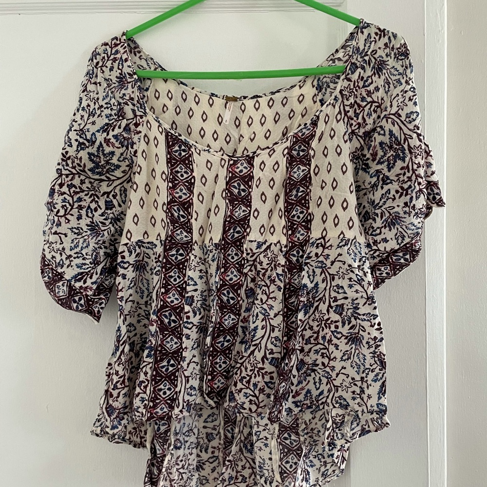 Free People Patterned Top